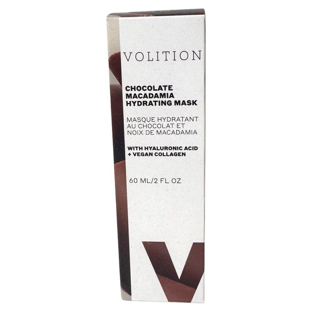 Volition Chocolate‎ Macadamia Hydrating Mask - Full Size 2oz/60ml Sealed.